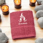 Personalised Yoga Towel Hot Yoga Pilates Fitness Towel